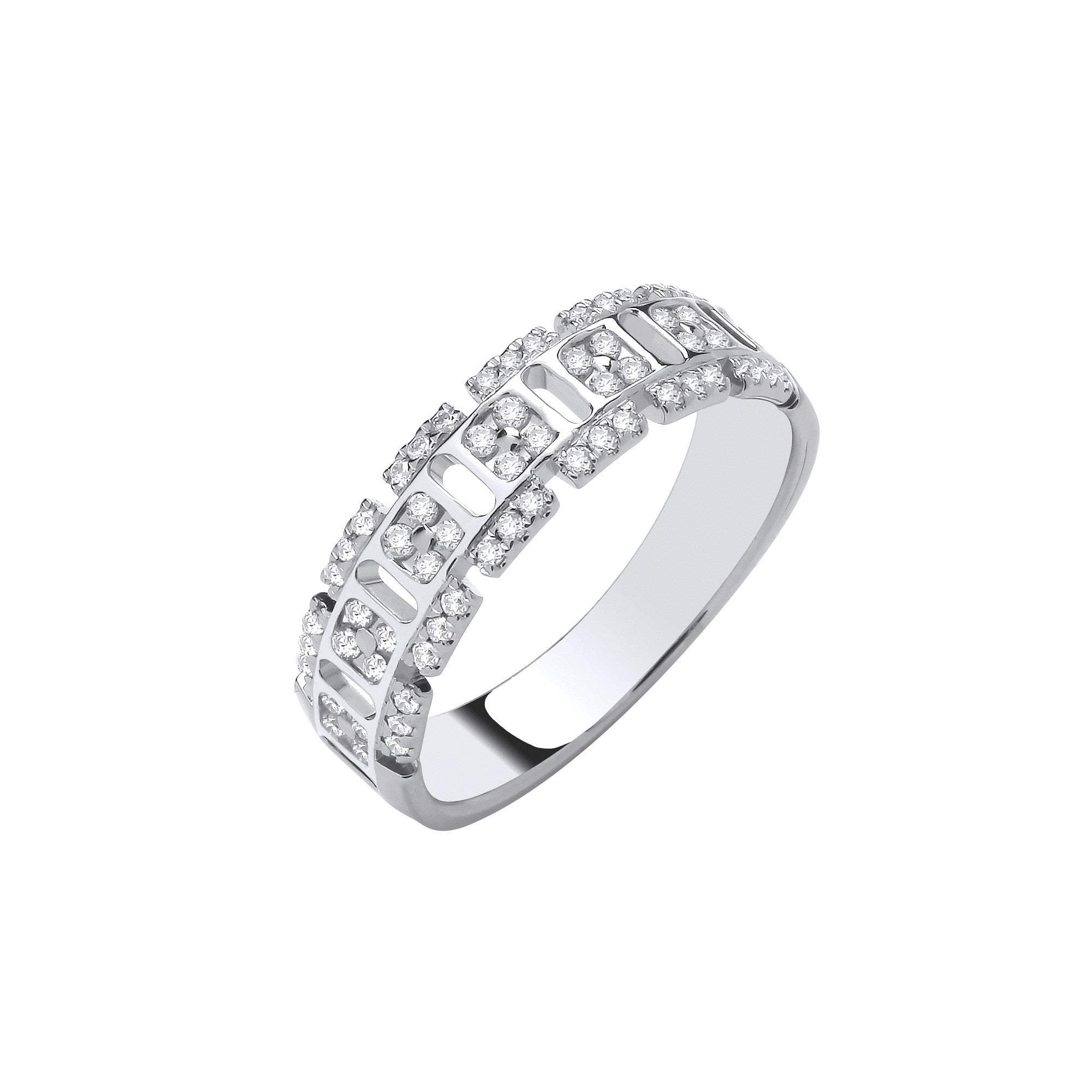 9ct White Gold 0.33ctw Dress Ring