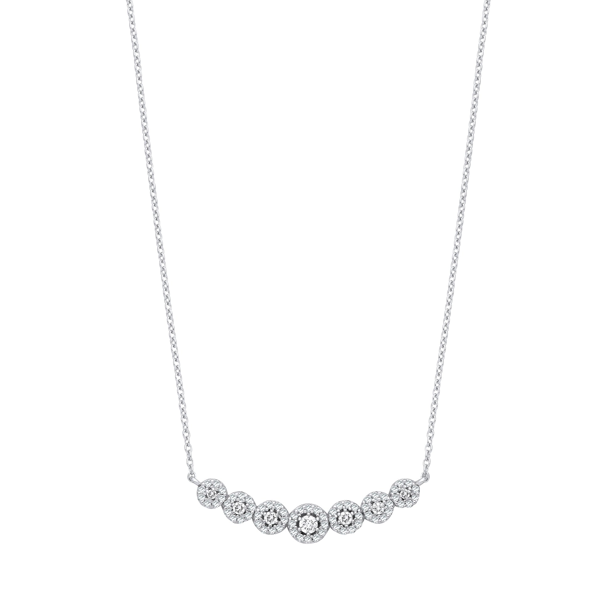 18ct White Gold Necklace 0.50ctw