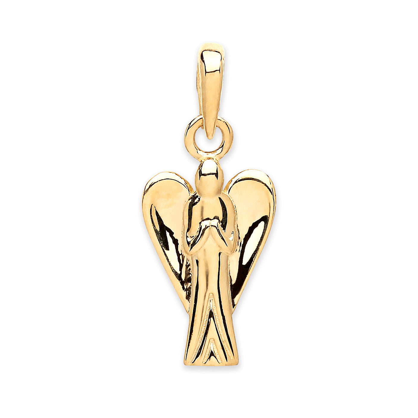 Yellow Gold Angel Pendant