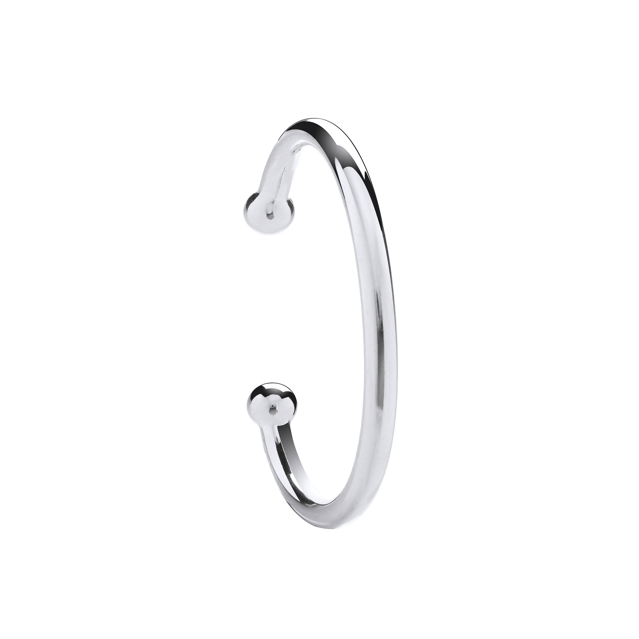 Silver 6mm Gents Torgue Bangle