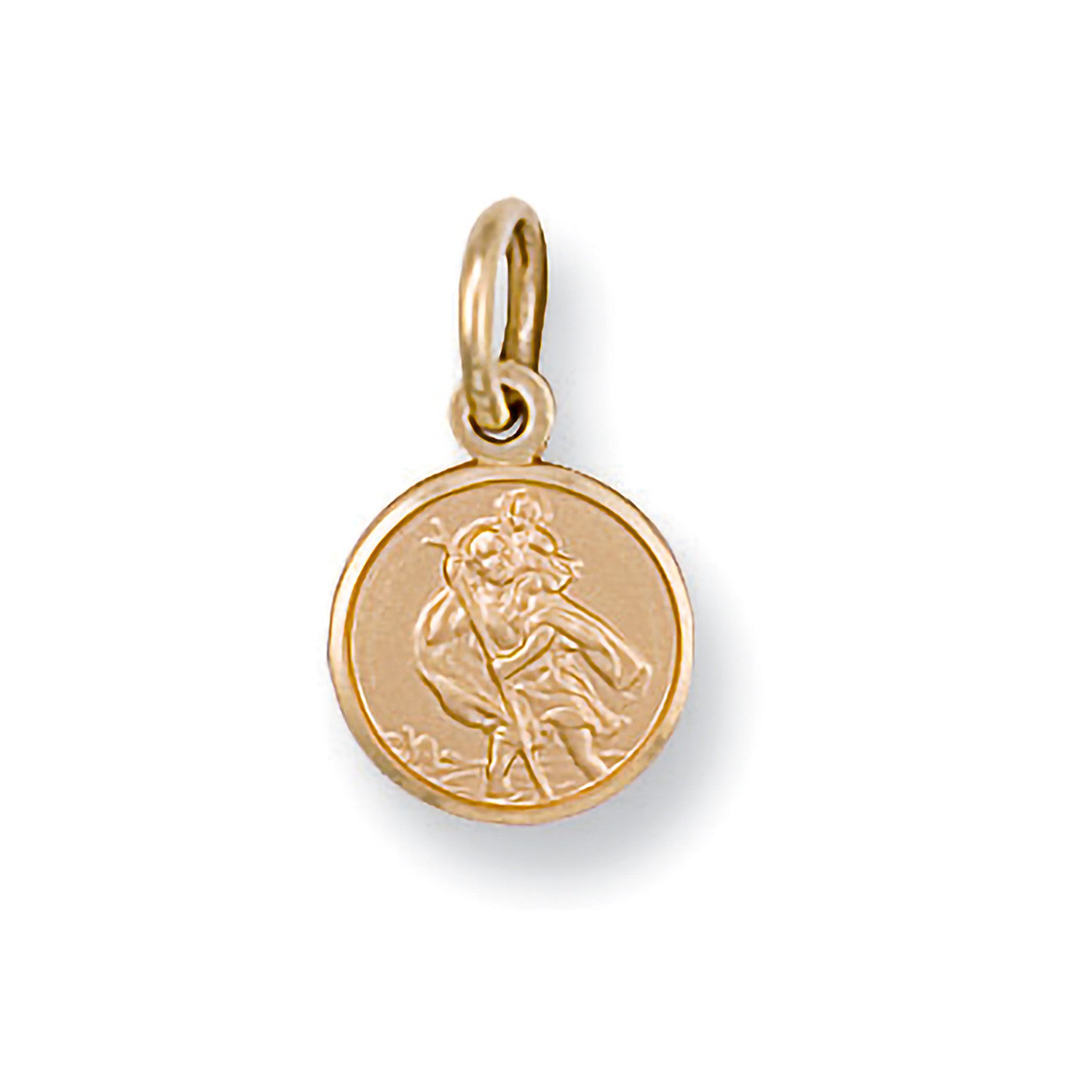 Yellow Gold St Christopher Pendant (Large)