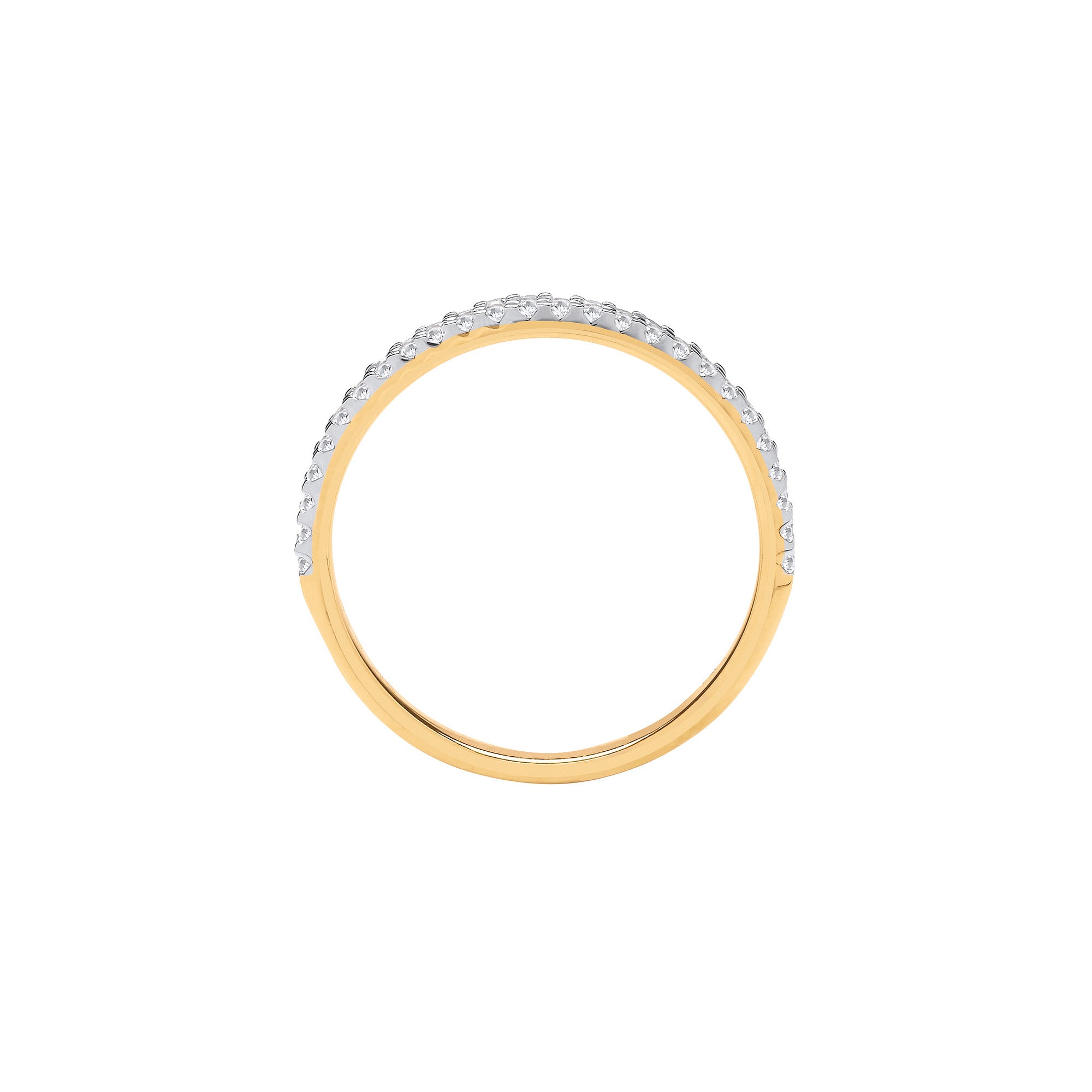 9ct Yellow Gold 0.25ctw Diamond Ring