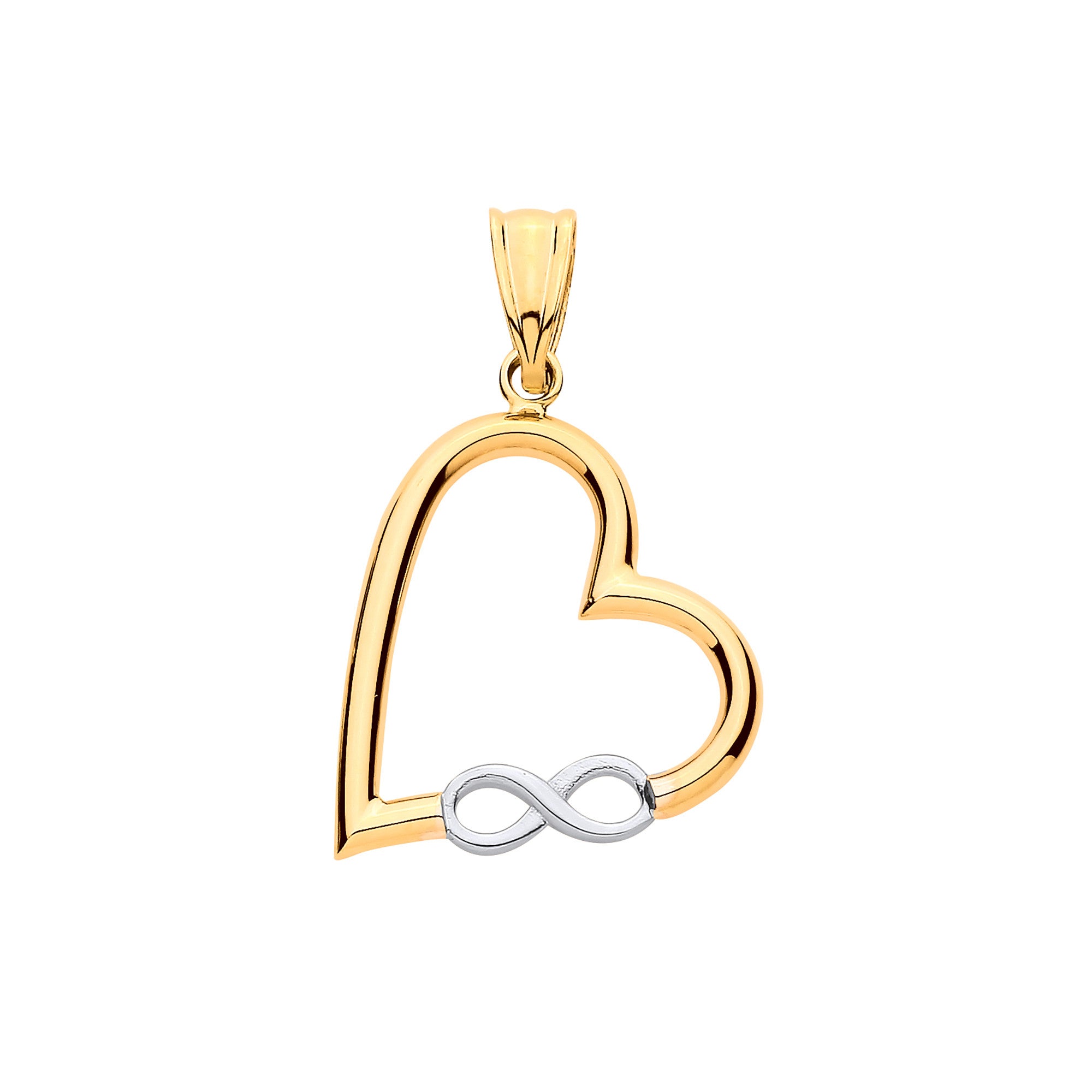 Y/G Infinity Heart Pendant