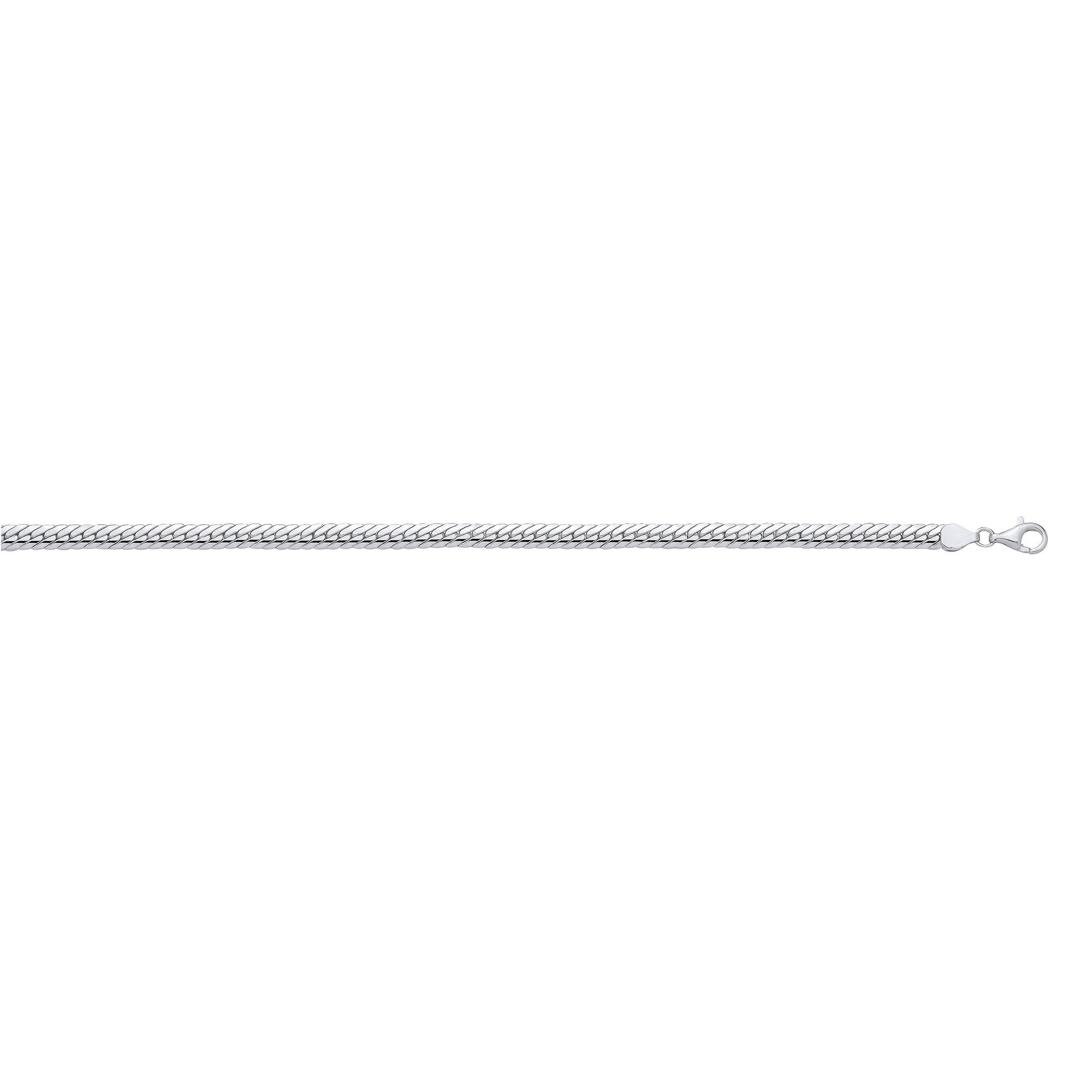 Silver 5.8mm Herringbone Chain/Ladies Bracelet