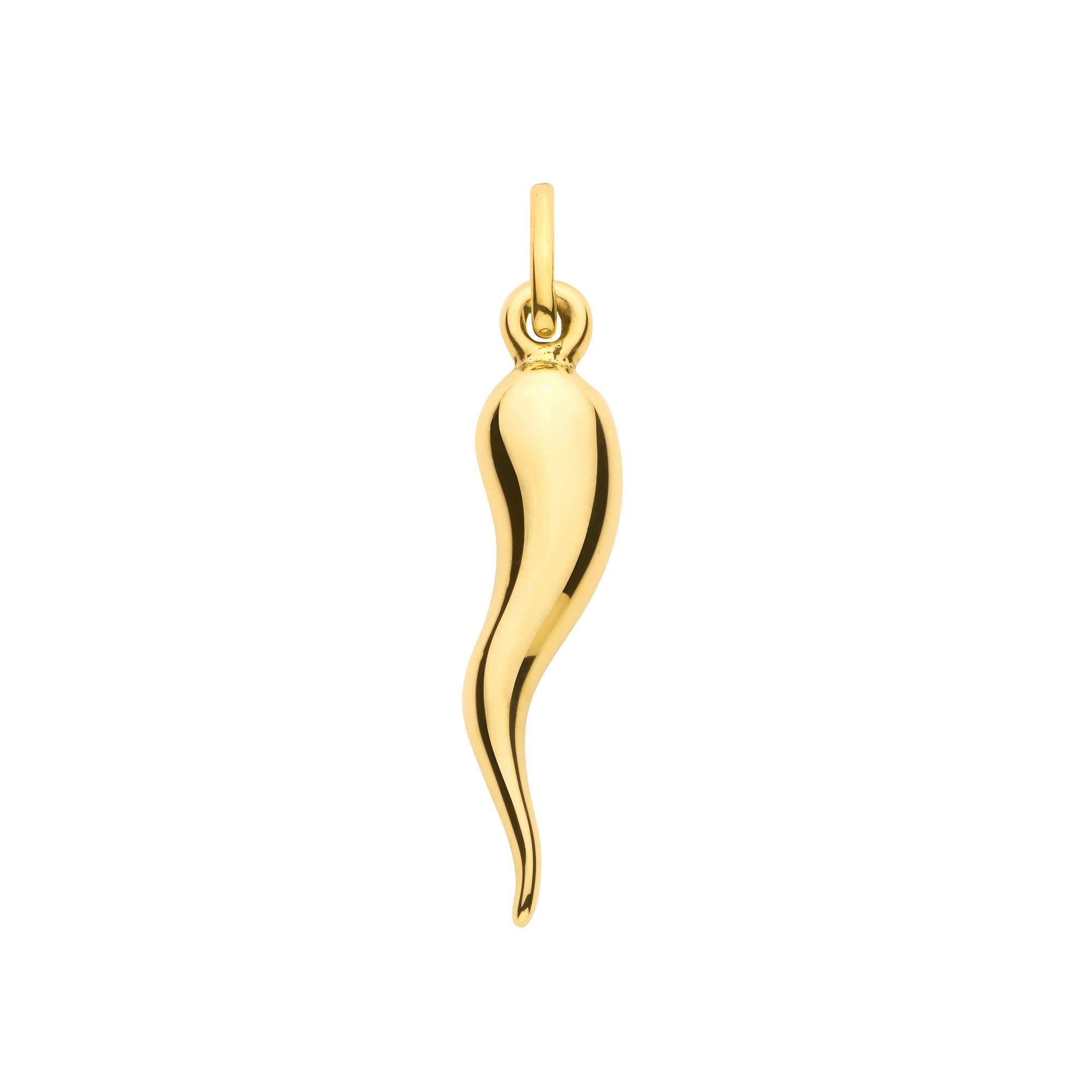 Yellow Gold Horn of Life Pendant
