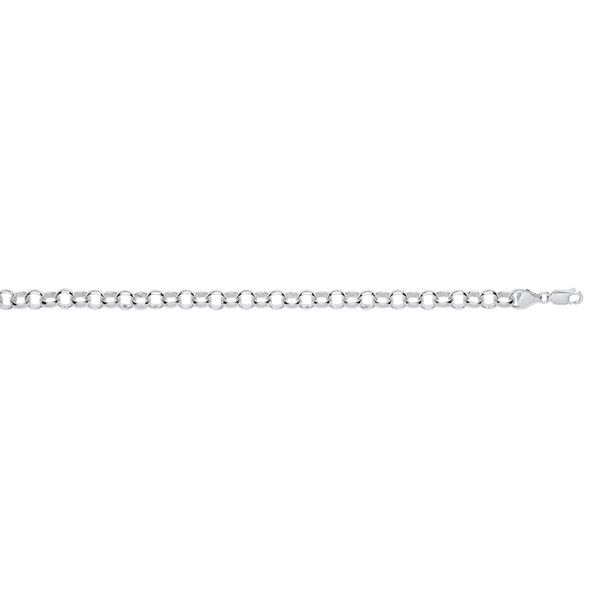 925 Silver 8mm Round Belcher Chain